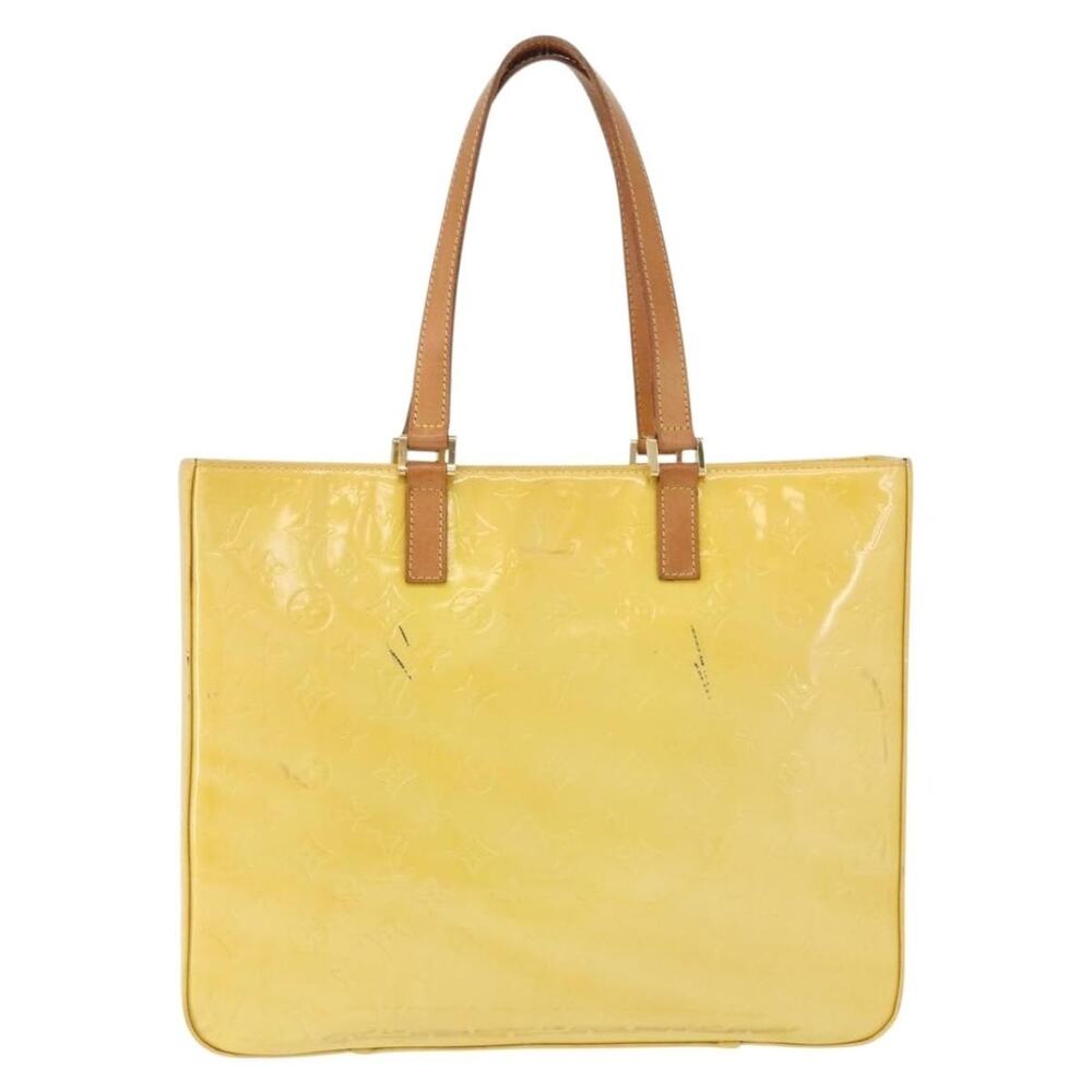 Louis Vuitton Monogram Vernis Columbus Tote Yellow
